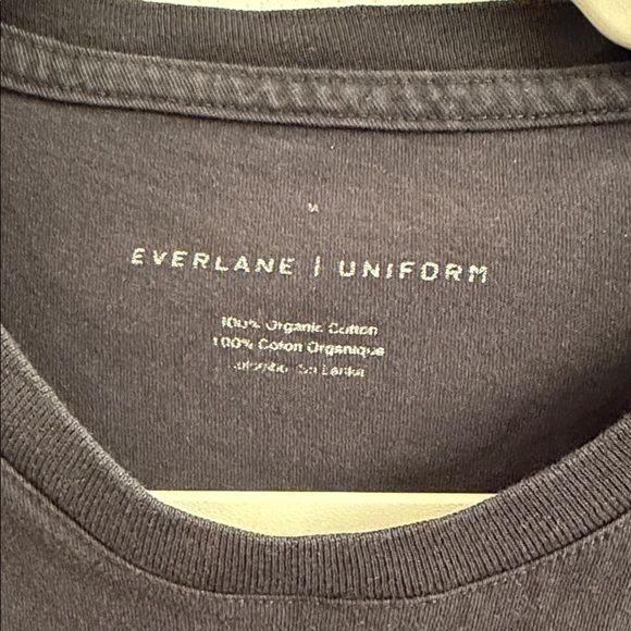 Everlane Men's Black Short Sleeve Tee - Picture 2 of 3